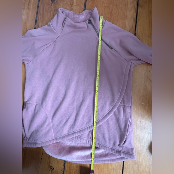 Athleta Cozy Karma Asymmetrical Pullover in Palermo Pink, Size Extra Large XL - Picture 12 of 15